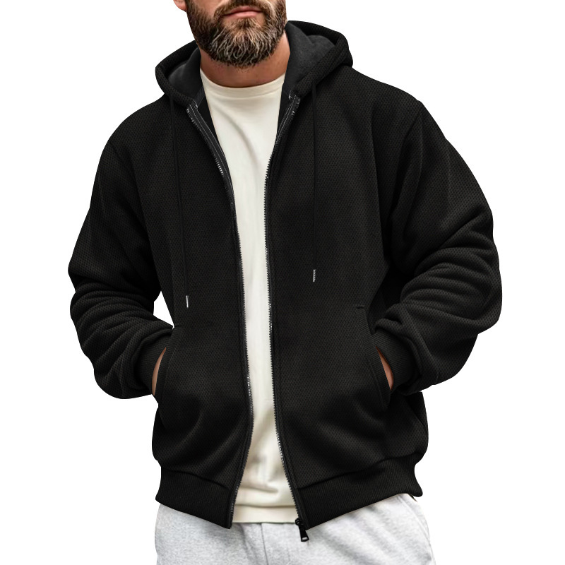 Sudadera con capucha de punto waffle Brooklyn