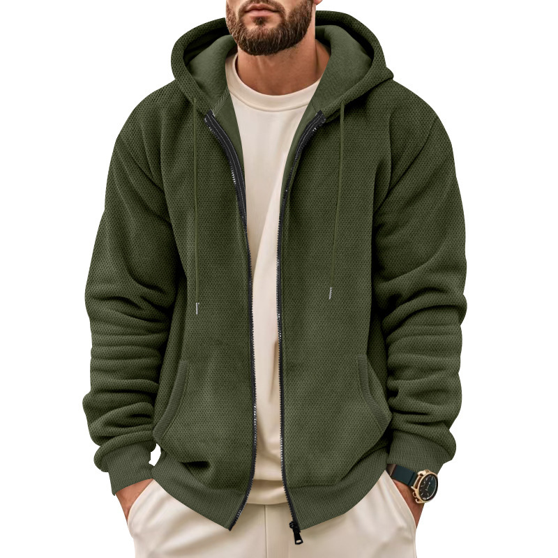 Sudadera con capucha de punto waffle Brooklyn
