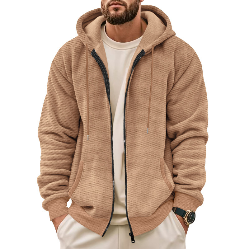 Sudadera con capucha de punto waffle Brooklyn