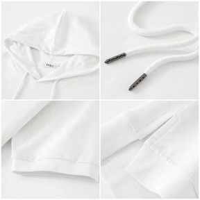 Sudadera con Capucha de Manga Corta Hype
