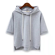 Sudadera con Capucha de Manga Corta Hype