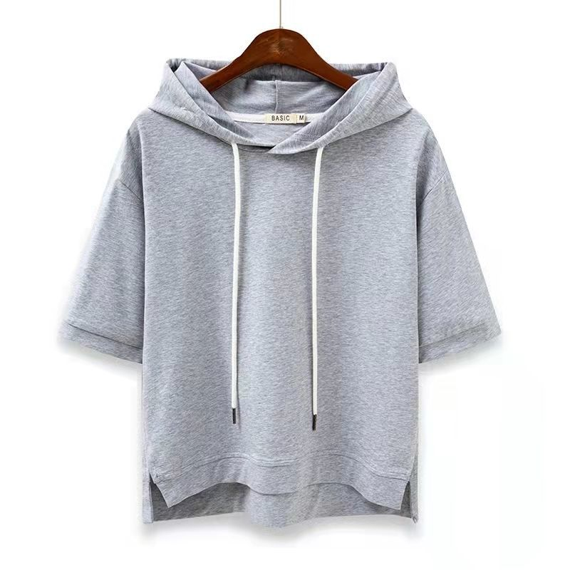 Sudadera con Capucha de Manga Corta Hype