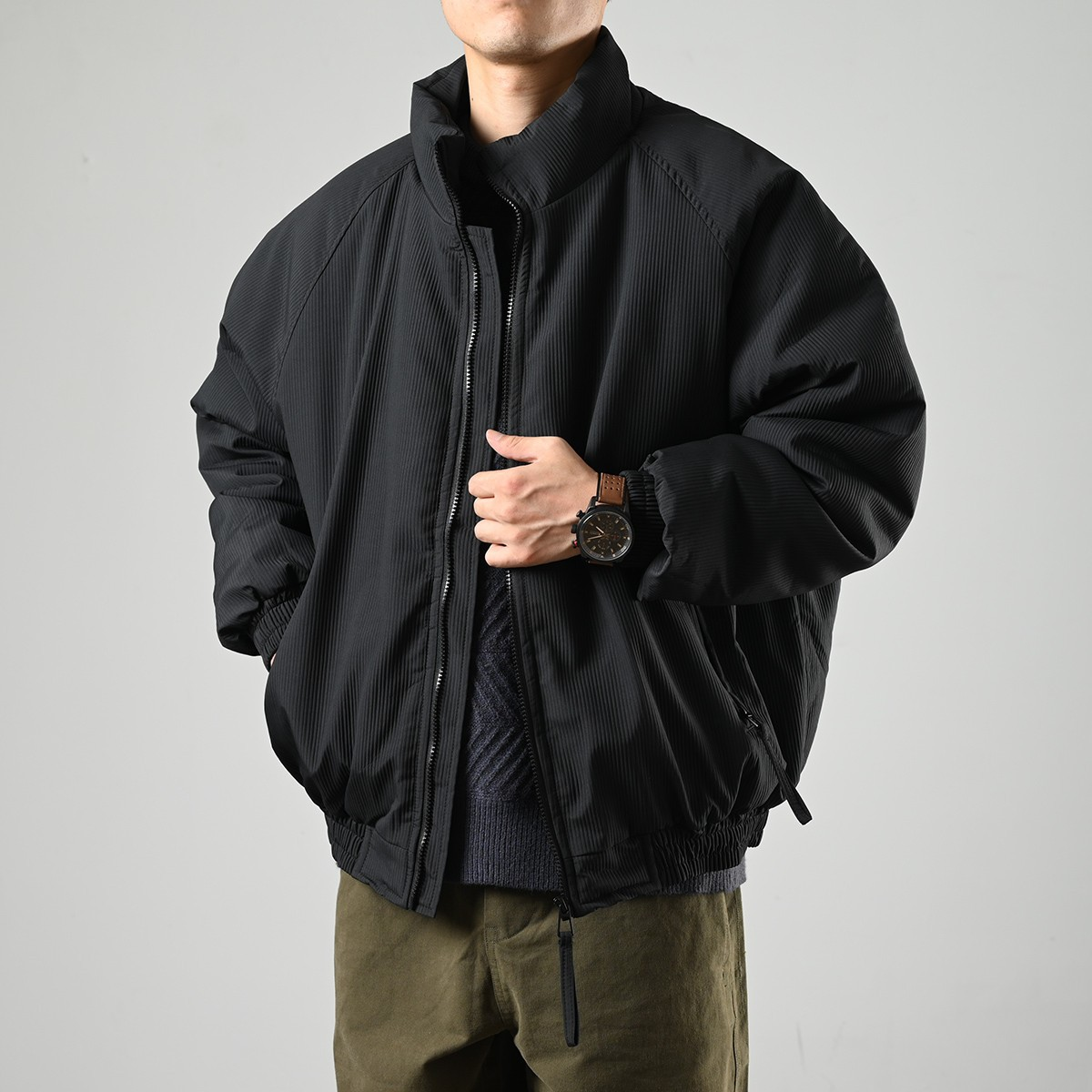 Chaqueta acolchada de pana Horizon