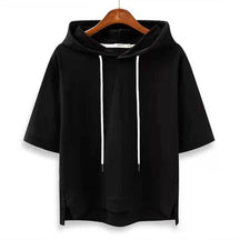 Sudadera con Capucha de Manga Corta Hype