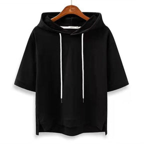 Sudadera con Capucha de Manga Corta Hype