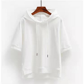 Sudadera con Capucha de Manga Corta Hype