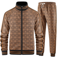 Conjunto de chándal con pantalones tipo rejilla Axel