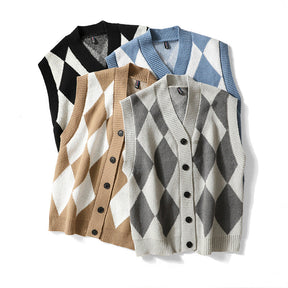 Chaleco de lana Oxford Argyle