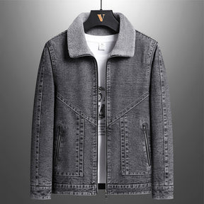 Chaqueta de lona y borrego Boston Denim