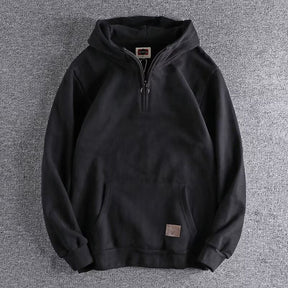Sudadera con cremallera en cuartos de Hype