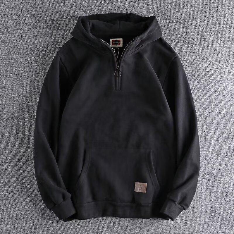 Sudadera con cremallera en cuartos de Hype