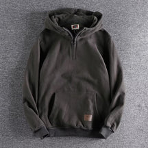 Sudadera con cremallera en cuartos de Hype