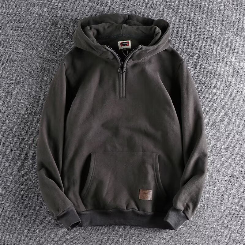 Sudadera con cremallera en cuartos de Hype
