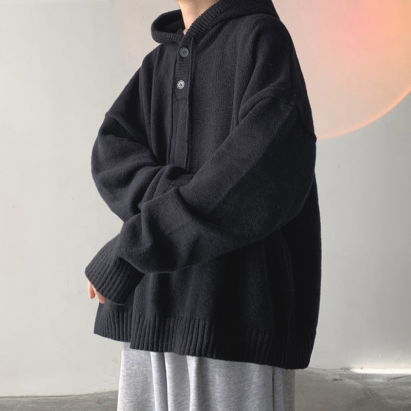 Sudadera con Capucha Grande de Punto Hype
