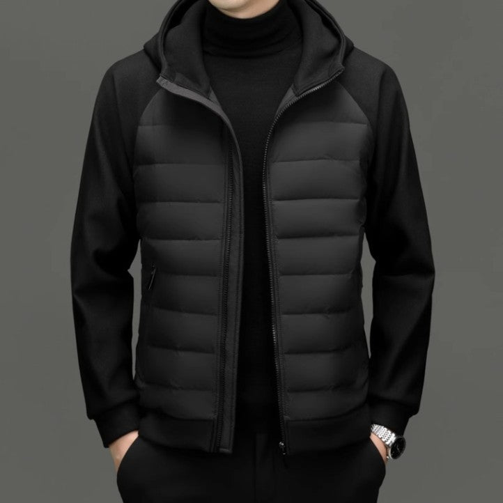 Chaqueta acolchada Oxford Monograma