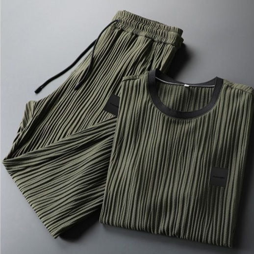 Conjunto de Dos Piezas de Seda Hype Ice