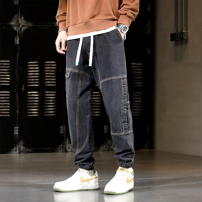 Pantalones deportivos urbanos de mezclilla