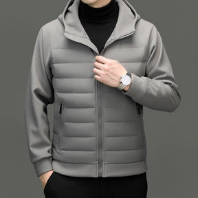 Chaqueta acolchada Oxford Monograma