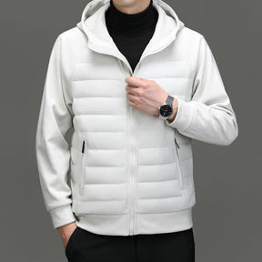 Chaqueta acolchada Oxford Monograma