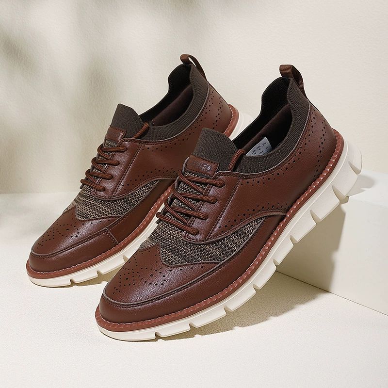 Zapatillas de cuero Oxford