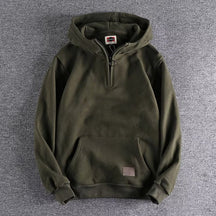 Sudadera con cremallera en cuartos de Hype