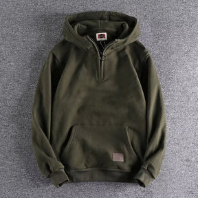 Sudadera con cremallera en cuartos de Hype