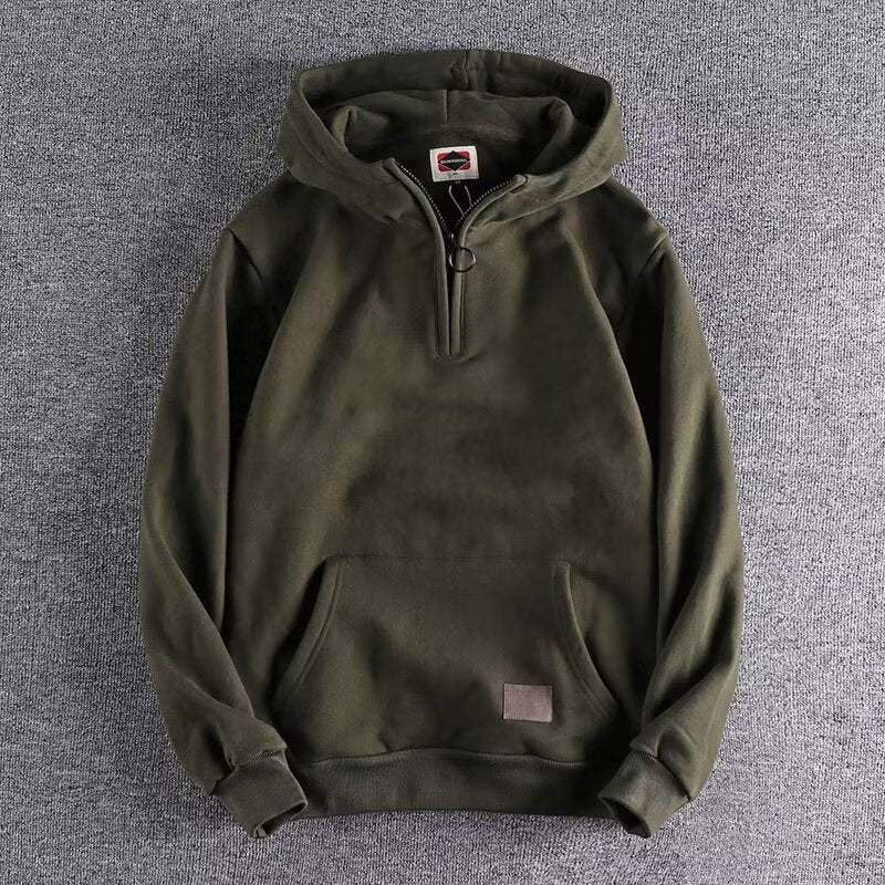 Sudadera con cremallera en cuartos de Hype