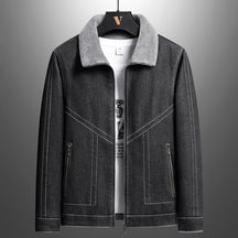 Chaqueta de lona y borrego Boston Denim