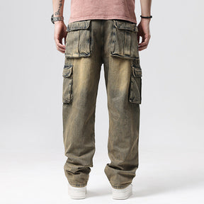 Jeans Cargo de mezclilla Montana