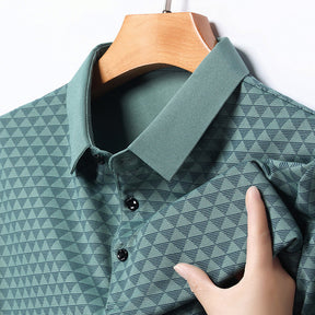 Camisa polo de seda de hielo premium Ridge