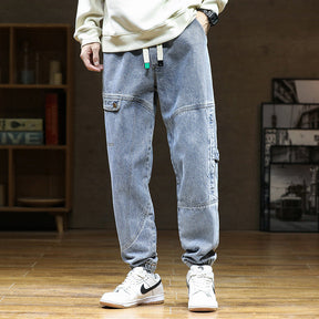 Pantalones deportivos urbanos de mezclilla
