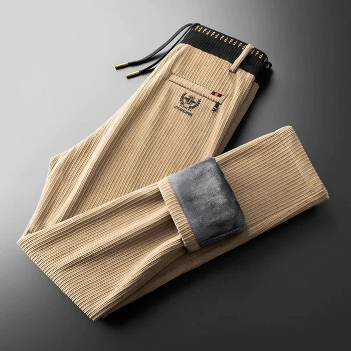 Pantalones de pana premium forrados de vellón Romero