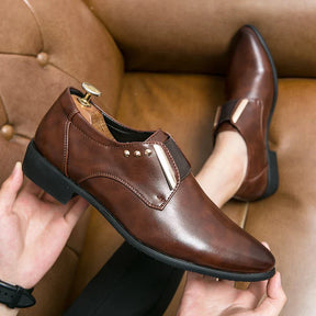 Zapatos de vestir de cuero genuino Salvatore