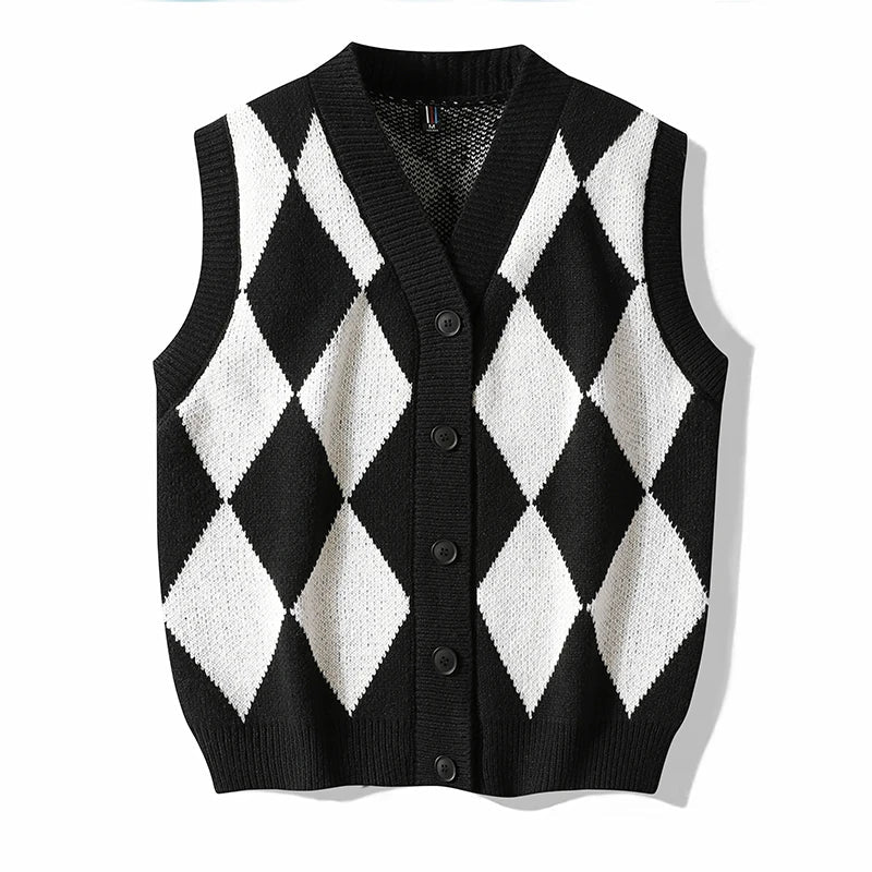 Chaleco de lana Oxford Argyle