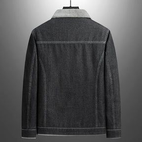 Chaqueta de lona y borrego Boston Denim