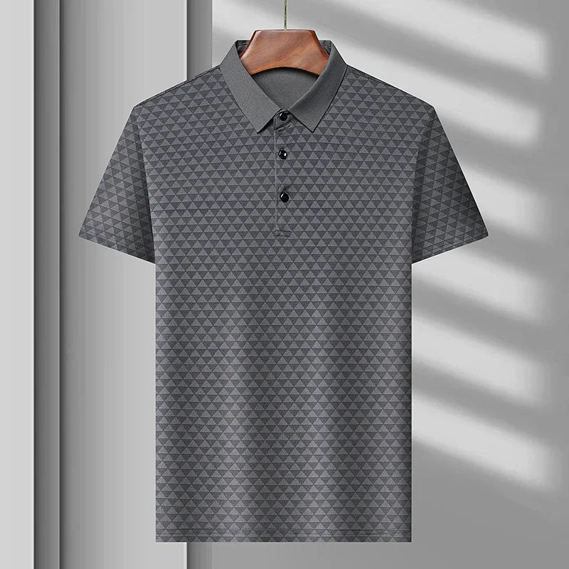 Camisa polo de seda de hielo premium Ridge