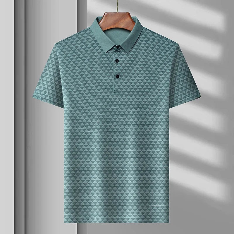 Camisa polo de seda de hielo premium Ridge