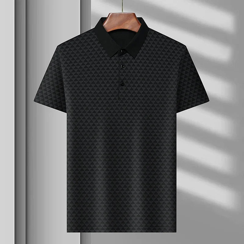 Camisa polo de seda de hielo premium Ridge