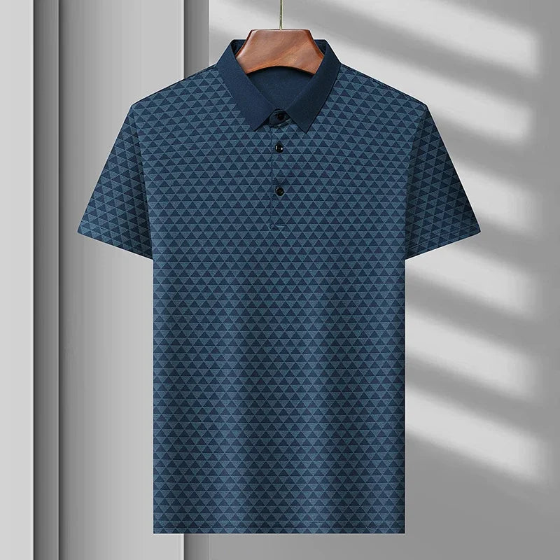 Camisa polo de seda de hielo premium Ridge