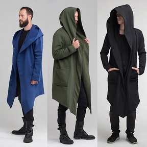 Chaqueta con capucha tipo hipe estilo trench