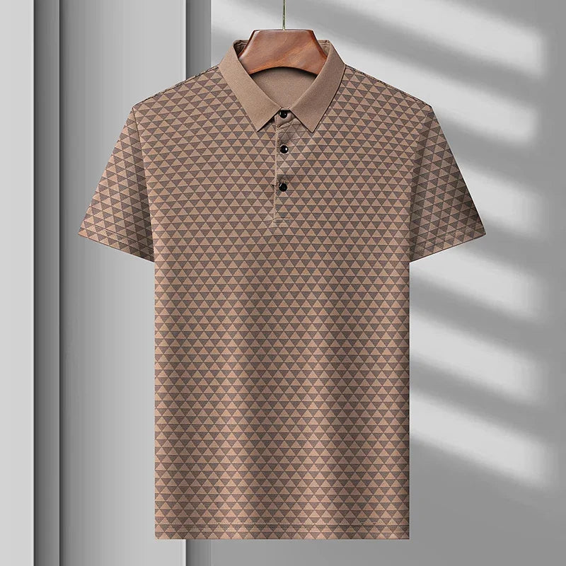 Camisa polo de seda de hielo premium Ridge