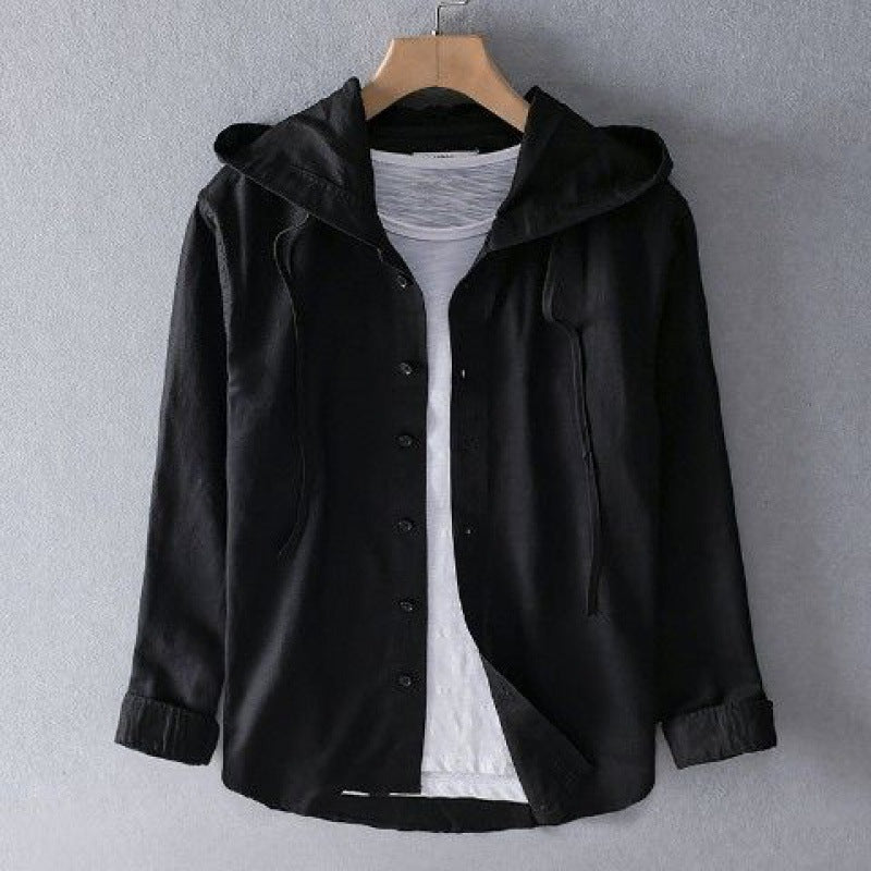 Sudadera con capucha de lino Maverick