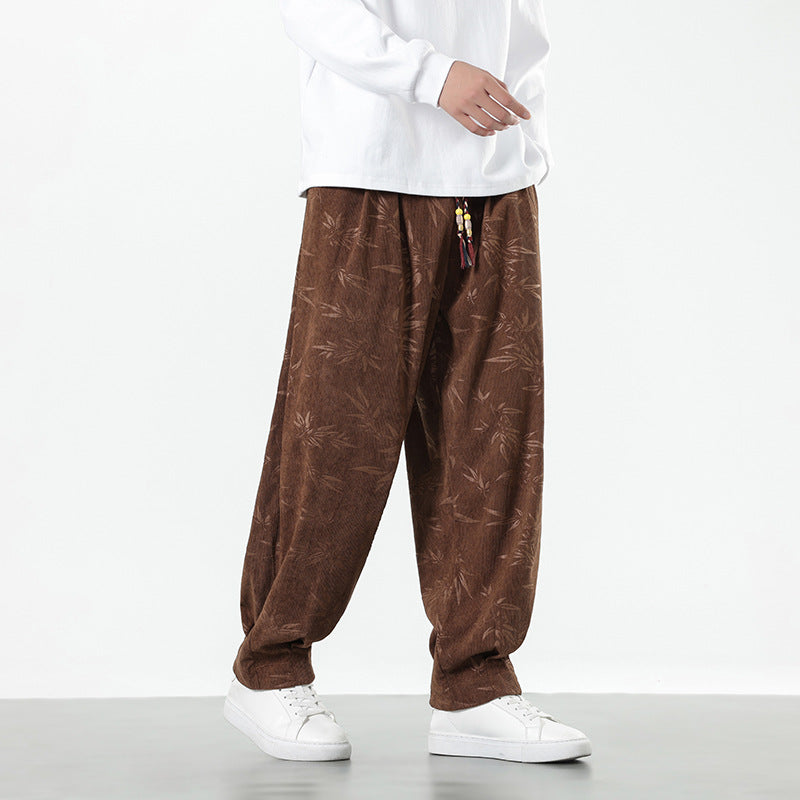 Pantalones de pana relajados TropicFlow