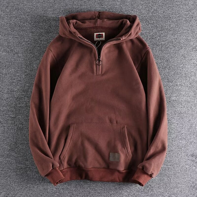 Sudadera con cremallera en cuartos de Hype