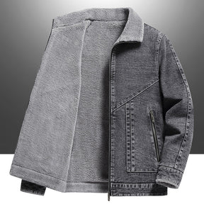 Chaqueta de lona y borrego Boston Denim